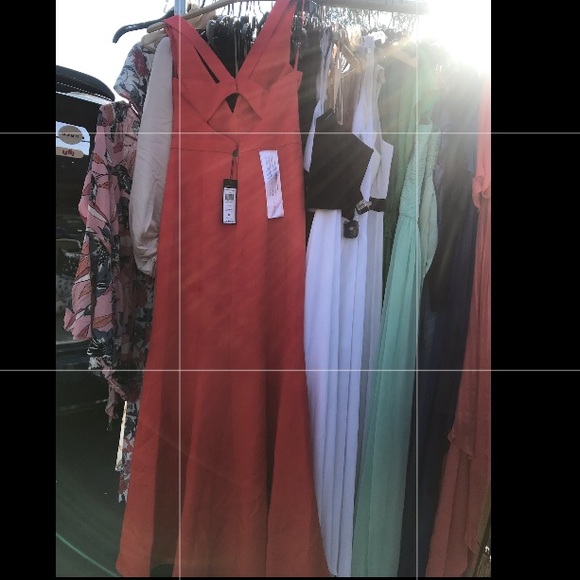 Red BCBG gown - Picture 3 of 4